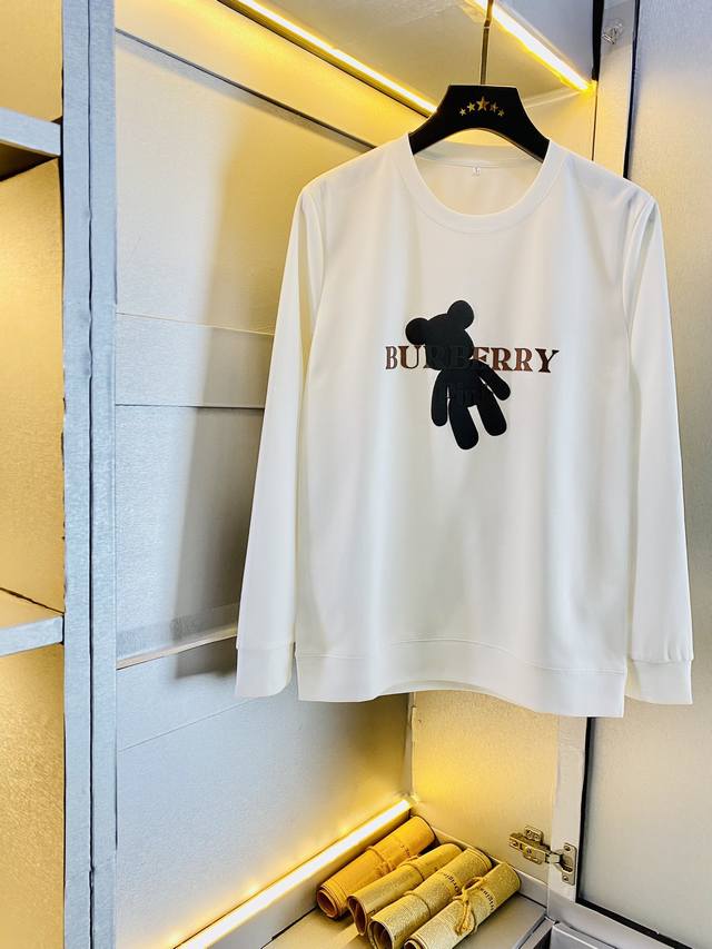 爆款 巴宝莉burberry 原单品质 三标齐全 最新款 衣服男装卫衣t恤 精选专柜订制顶级双丝光棉进口面料 所有细节做工完美1比1复刻 还原正品百分百 原版五